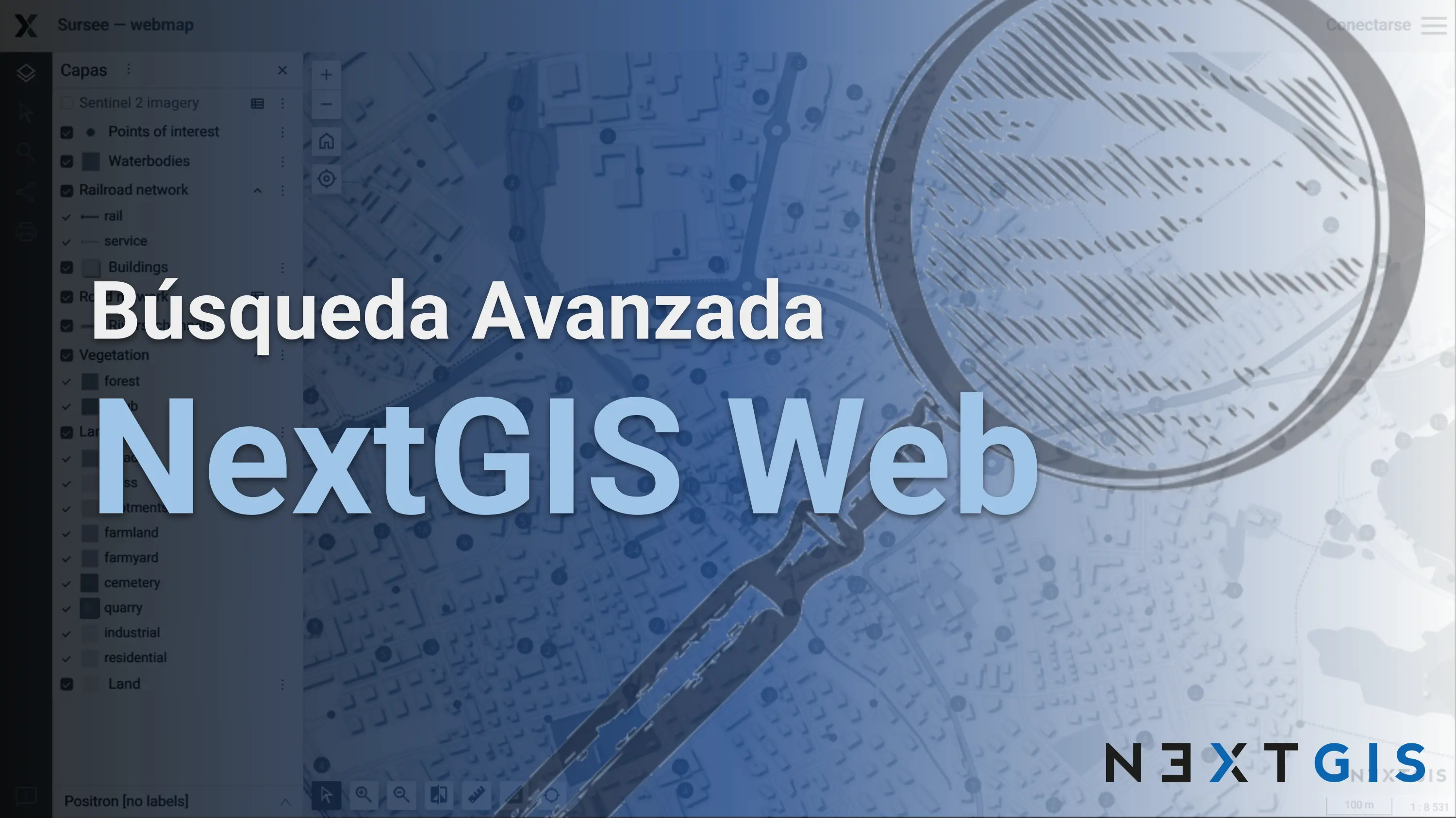 Búsqueda avanzada en NextGIS Web
