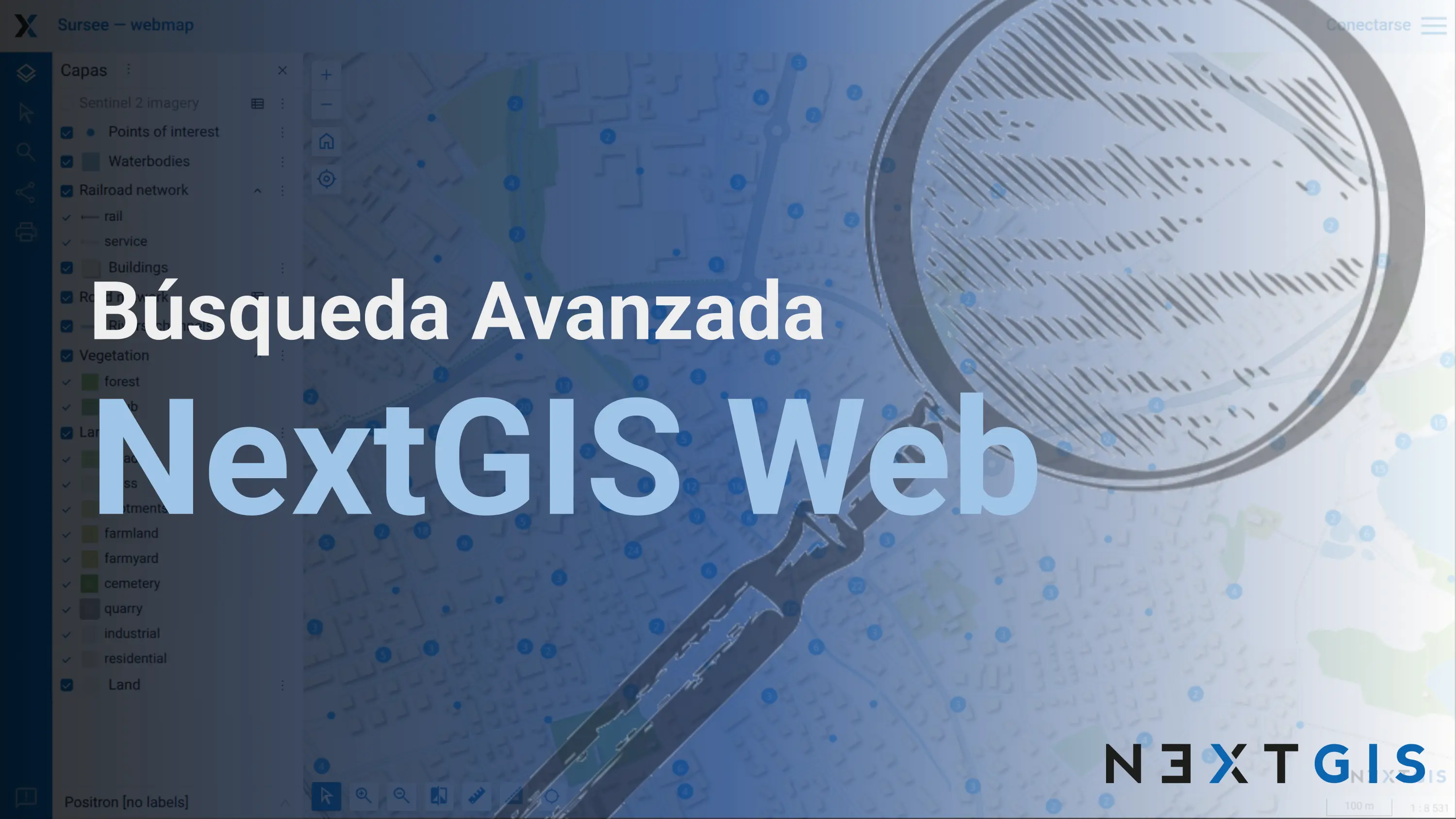 Búsqueda avanzada en NextGIS Web