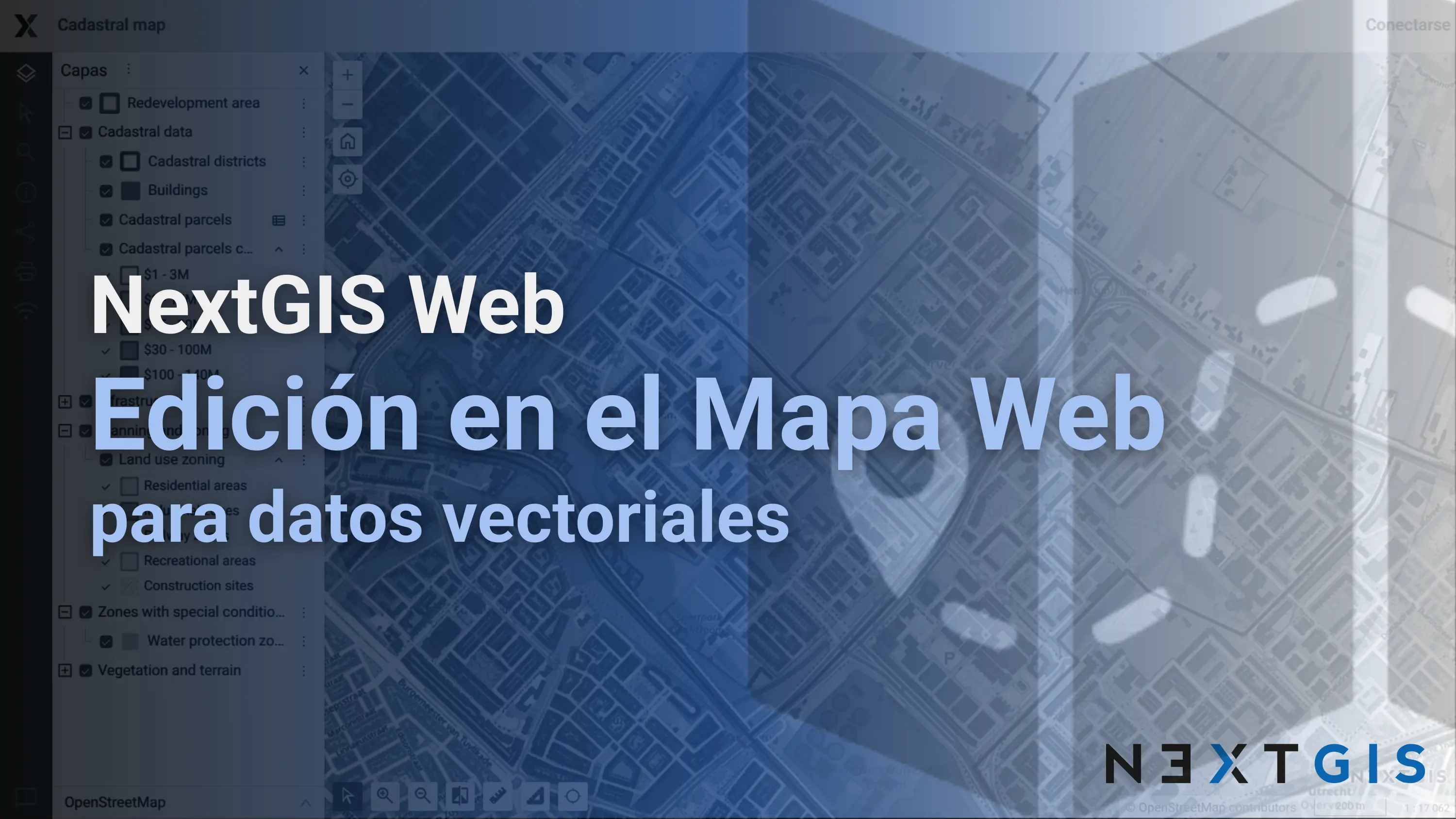 Edita en NextGIS Web datos vectoriales directamente en el mapa web