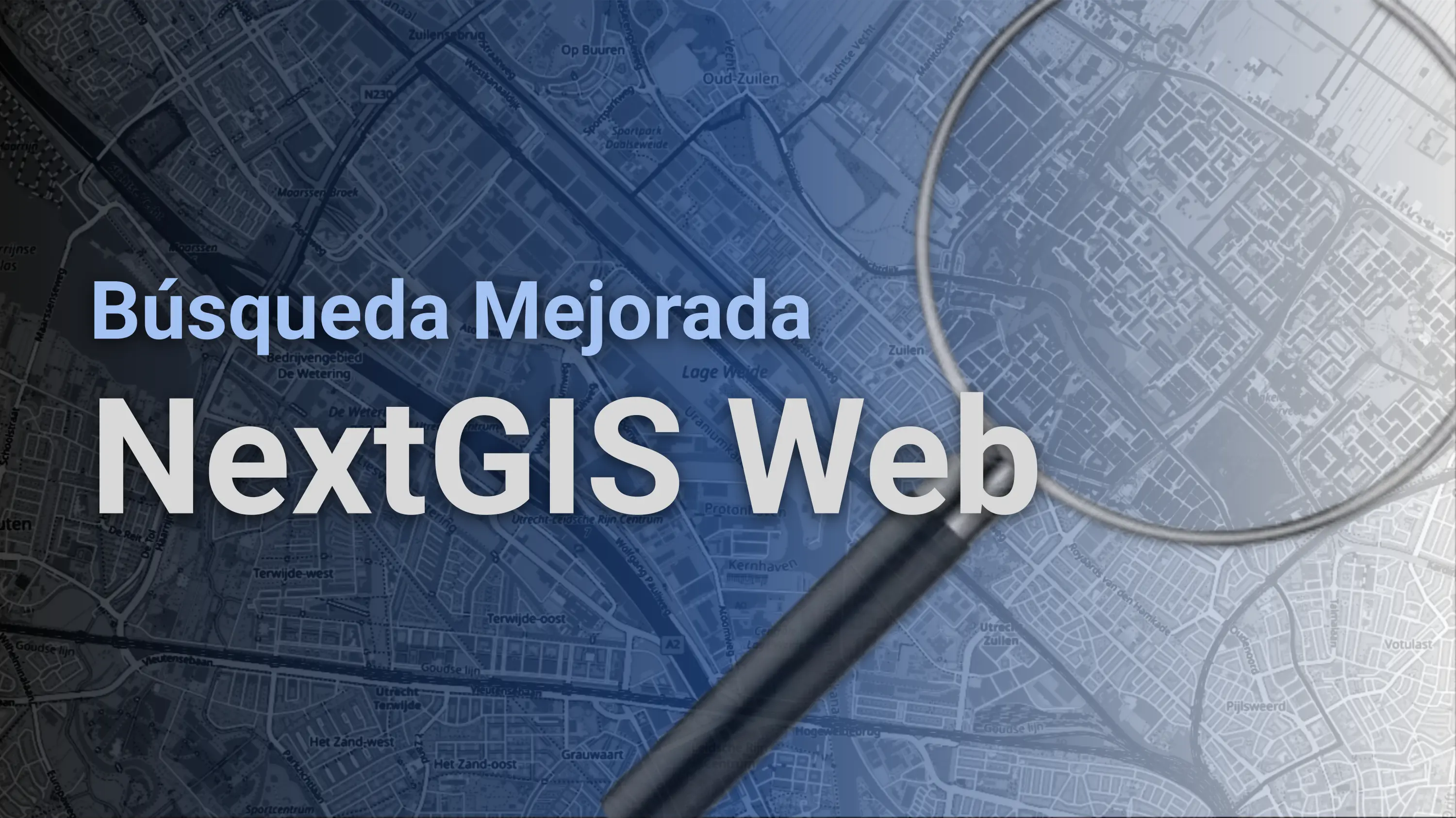 Búsqueda mejorada en mapas de NextGIS Web