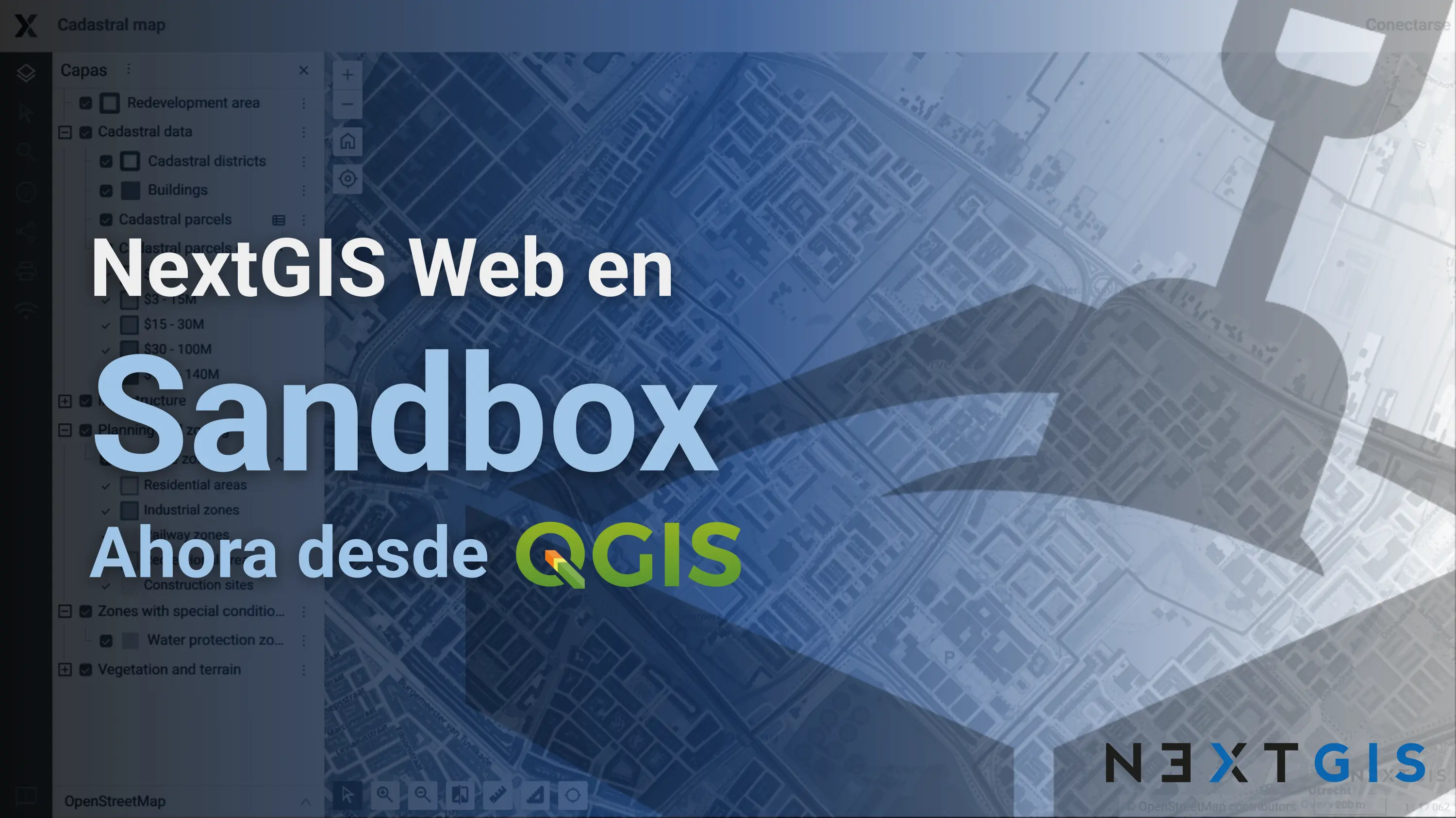 Prueba NextGIS Web en sandbox, ahora directamente desde QGIS